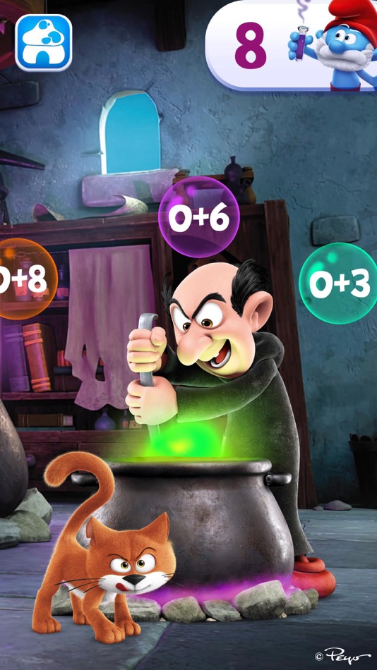 #2. The Smurfs - Educational Games (iOS) By: Edujoy Games S.L.