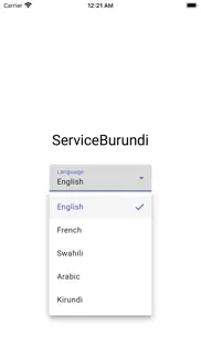 serviceburundi iphone screenshot 1