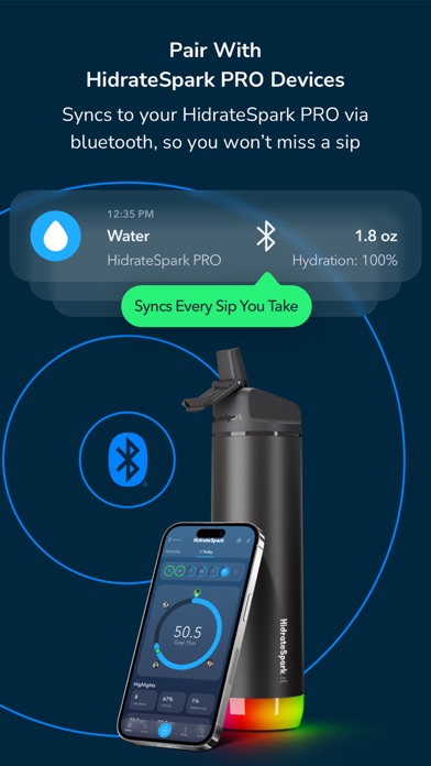 HidrateSpark Water Tracker Screenshot