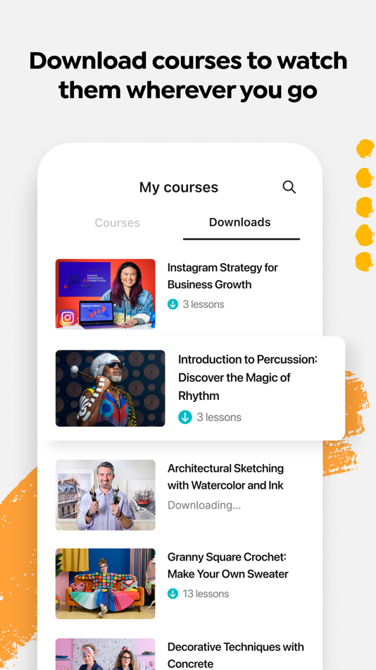 #3. Domestika - Online courses (iOS) Podle: Domestika, Inc.
