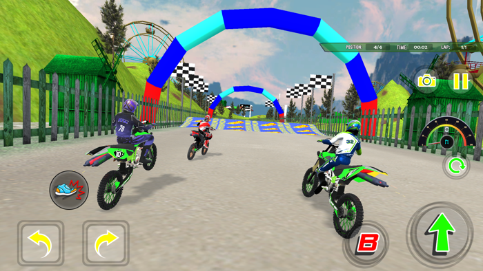 Motocross Stunt Race Bike Game