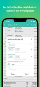 Hourly Wage Note screenshot #2 for iPhone