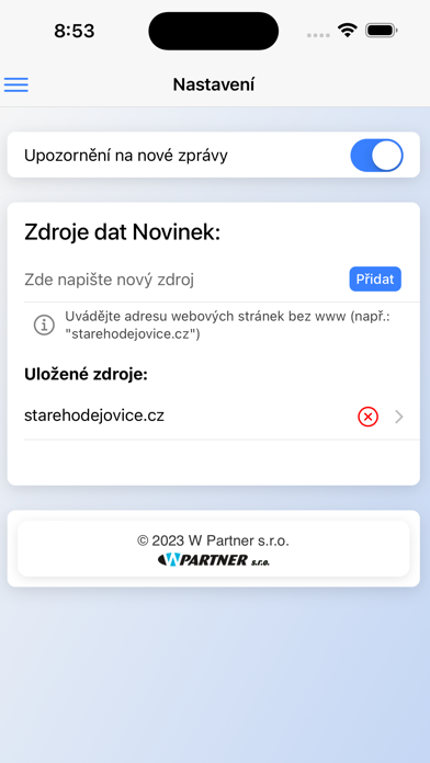 Screenshot #3 pour Zprávy z webu