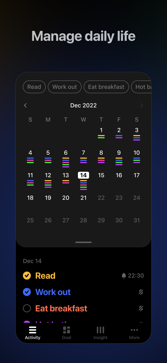 Daygraph Habit tracker