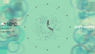 Particle Clock Screenshot
