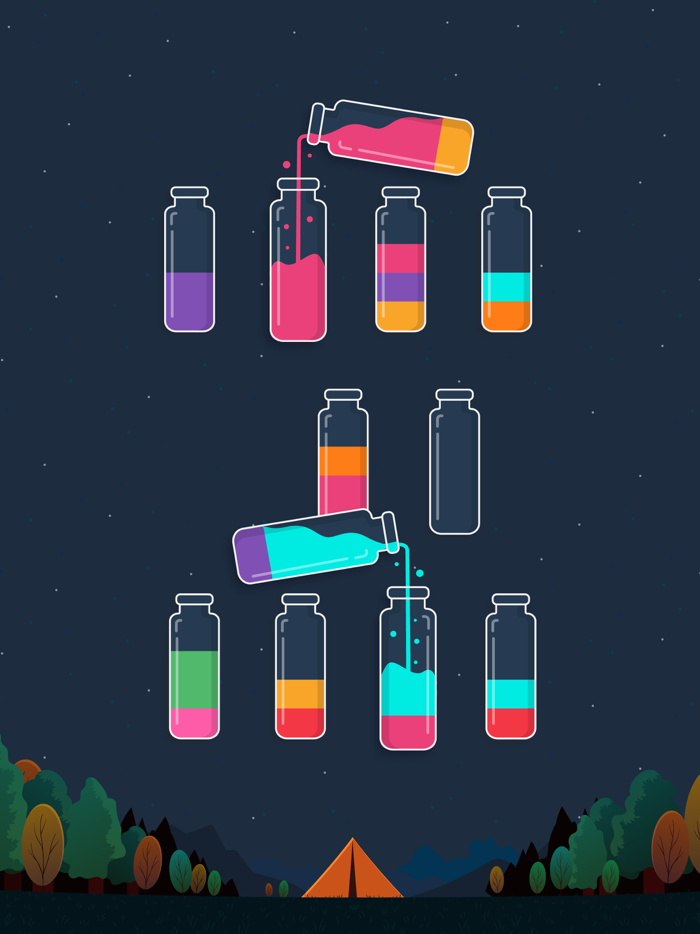 Water Sort Color Puzzle Game