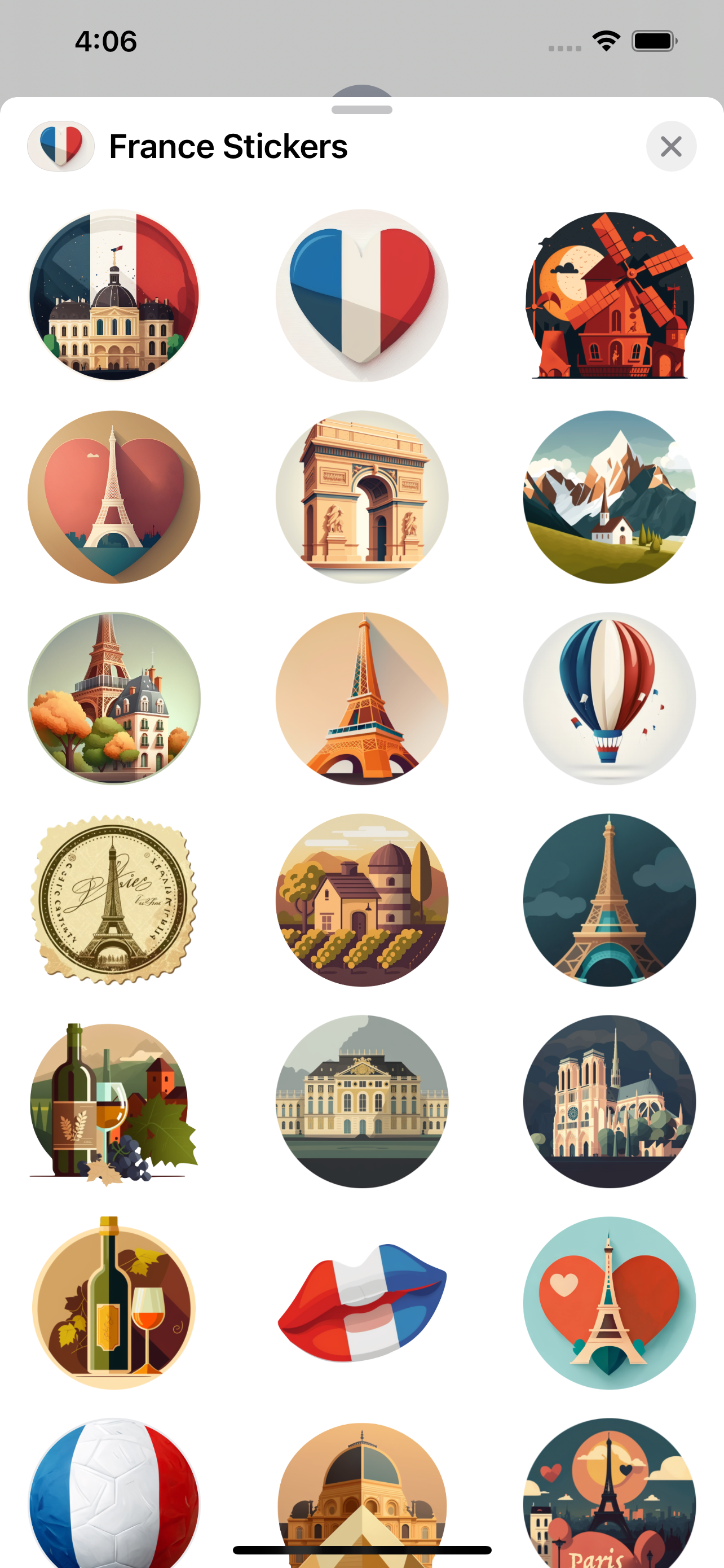France Stickers