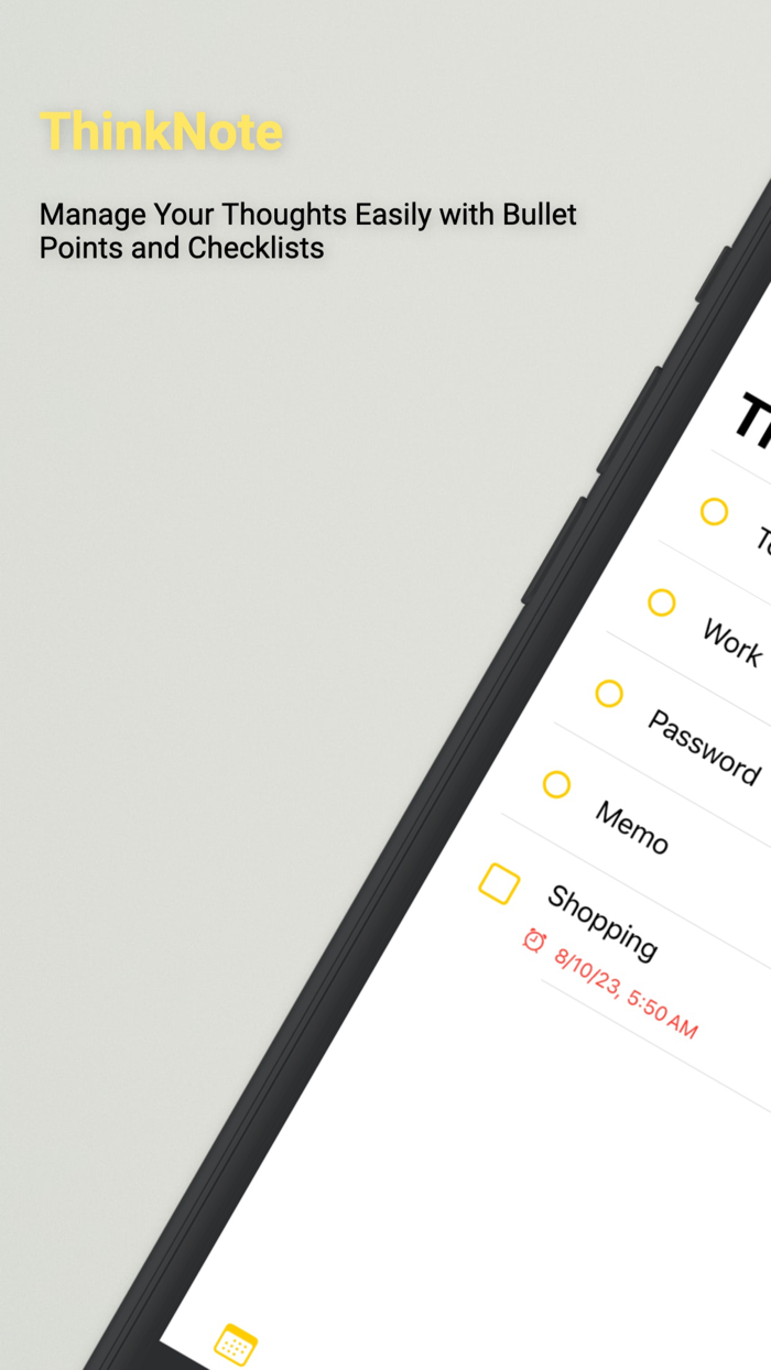 ThinkNote Notes and Checks