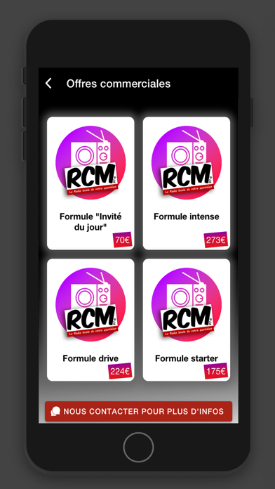 RCM la radio Screenshot