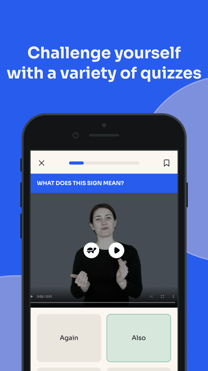 Sign language learning