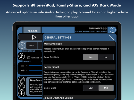 BrainWave: 37 Binaural Series™ iPad app afbeelding 7