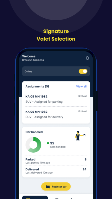 Valetdesk Business Screenshot