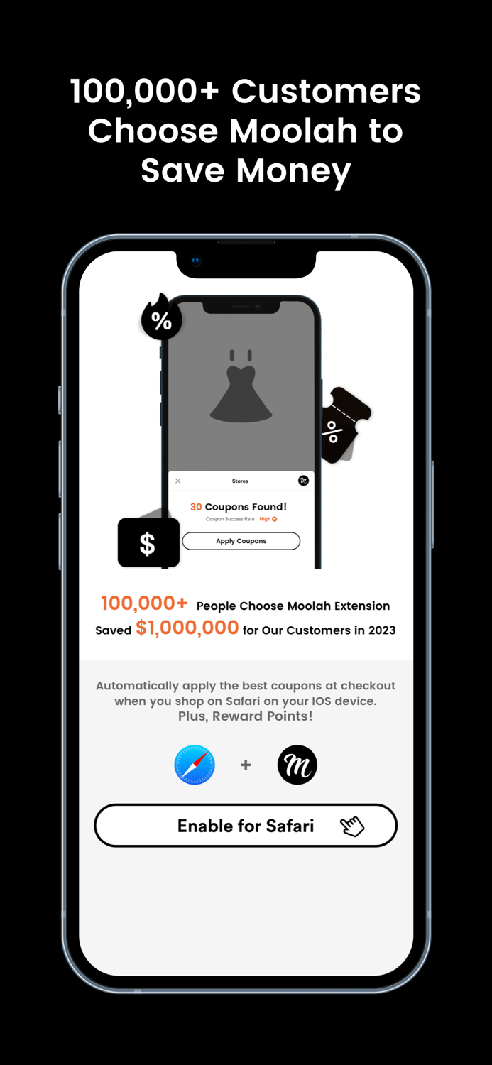 Moolah - Automatic Coupons