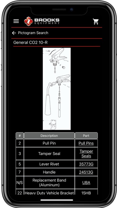 Brooks Equipment Screenshot