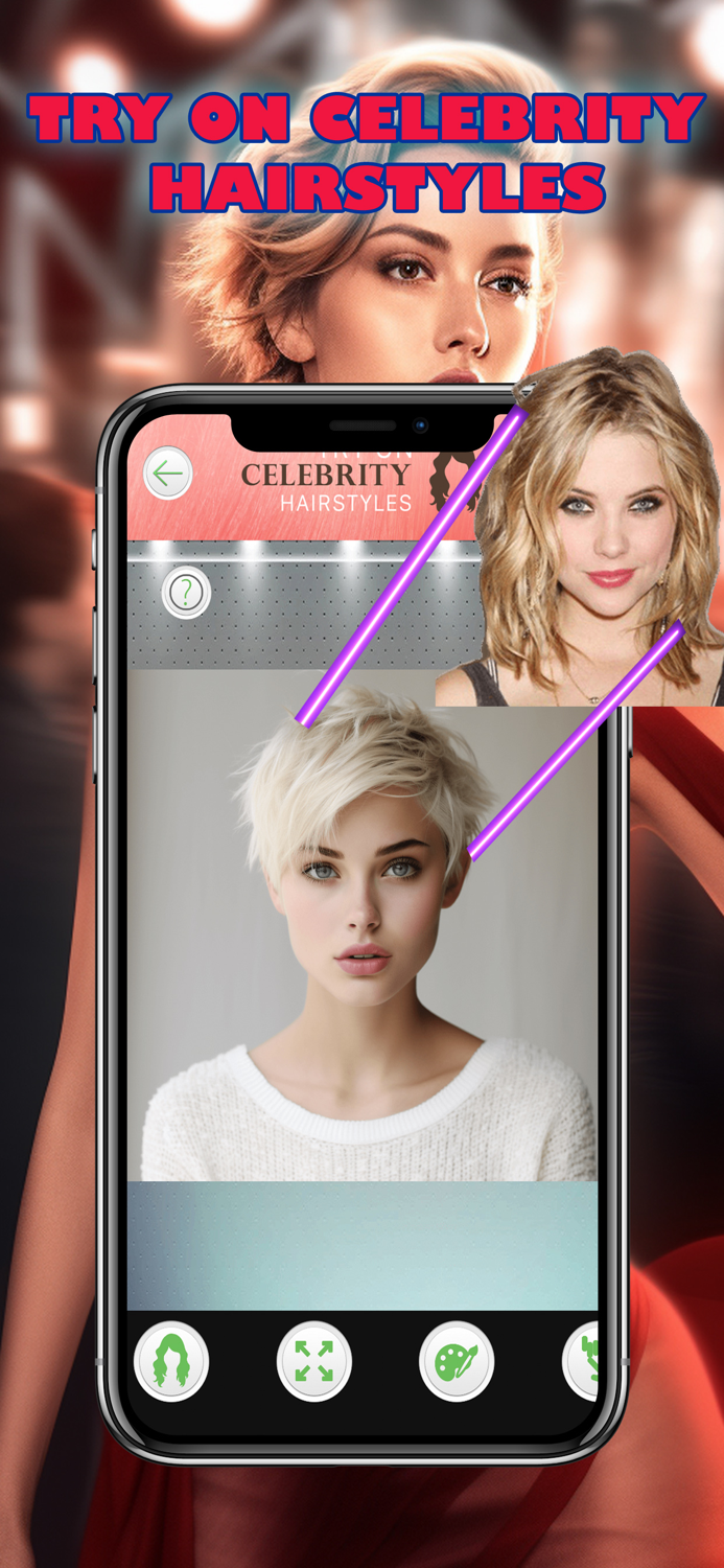 Try On Celebrity Hairstyles