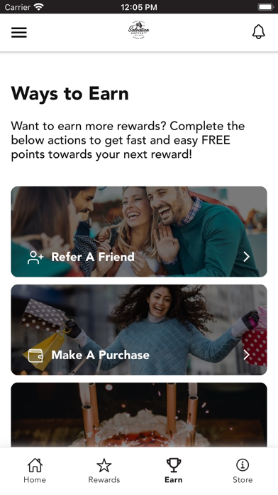 Salvation Coffee Rewards Screenshot