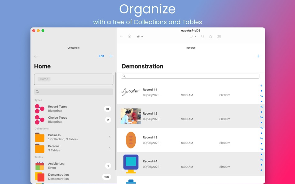 easyAsPieDB Desktop Database - 2.02.00 - (macOS)