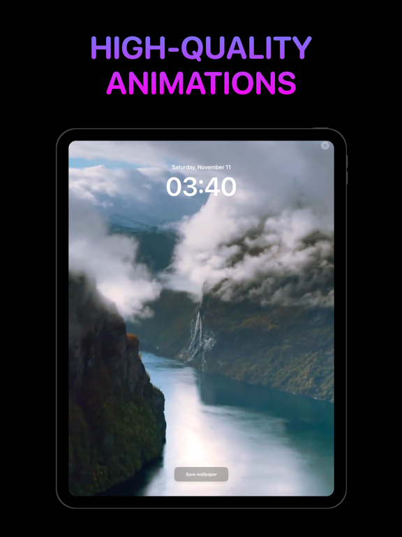 Video Wallpapers - 4K HDR iPad screenshot