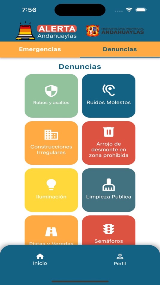 #3. Alerta Andahuaylas (iOS) Podle: CFBD SAC