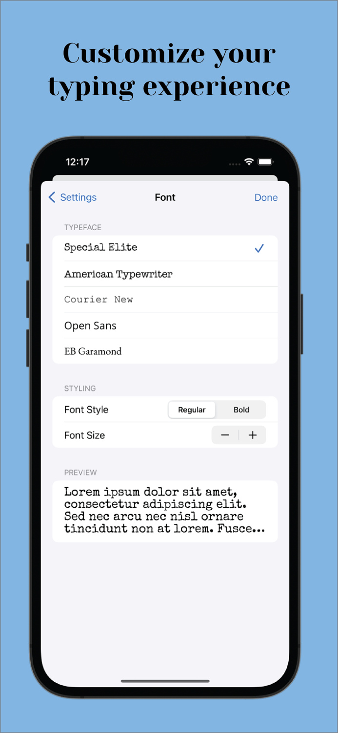 Typewrite – Virtual Typewriter