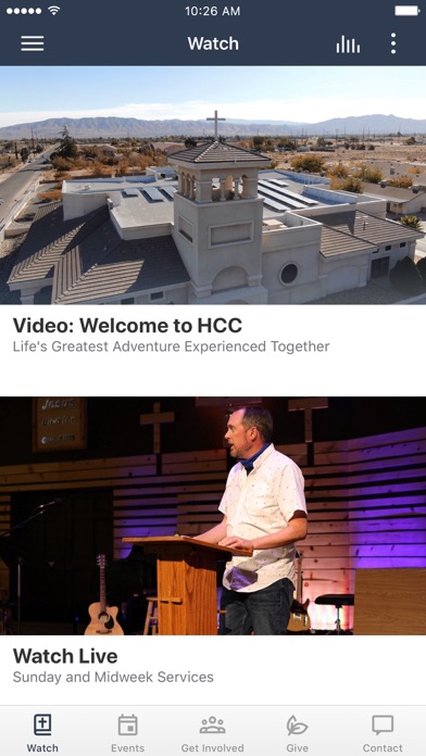 Hesperia Community Church Screenshot
