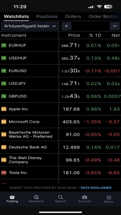 EquilorTraderGo Screenshot
