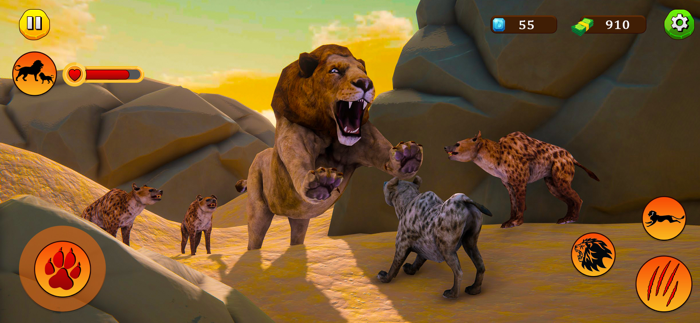 Wild Lion Simulator Survival