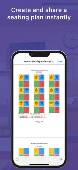 Game screenshot Kelebek - Exam Seating Plan apk