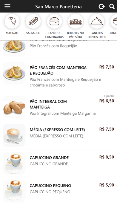 San Marco Panetteria Screenshot