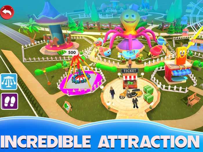 Bike Taxi - Theme Park Tycoon