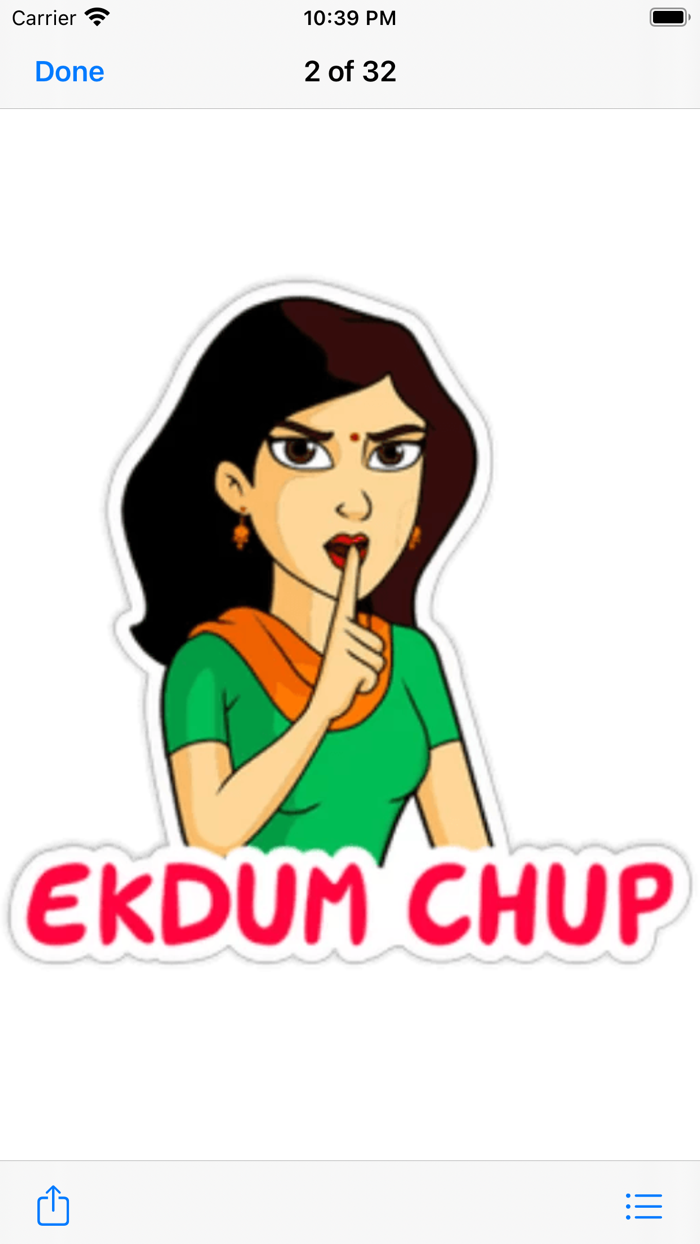 Cute Girl daily Chat Stickers