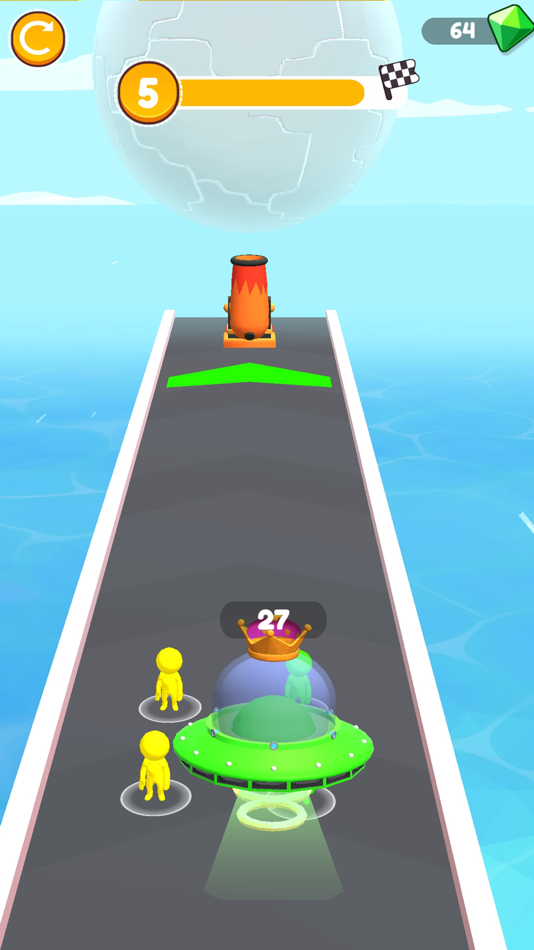 #1. Alien Race 3D (iOS) 由: WANNATEST GAMES LTD