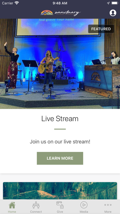 Sanctuary Christian Fellowship Screenshot