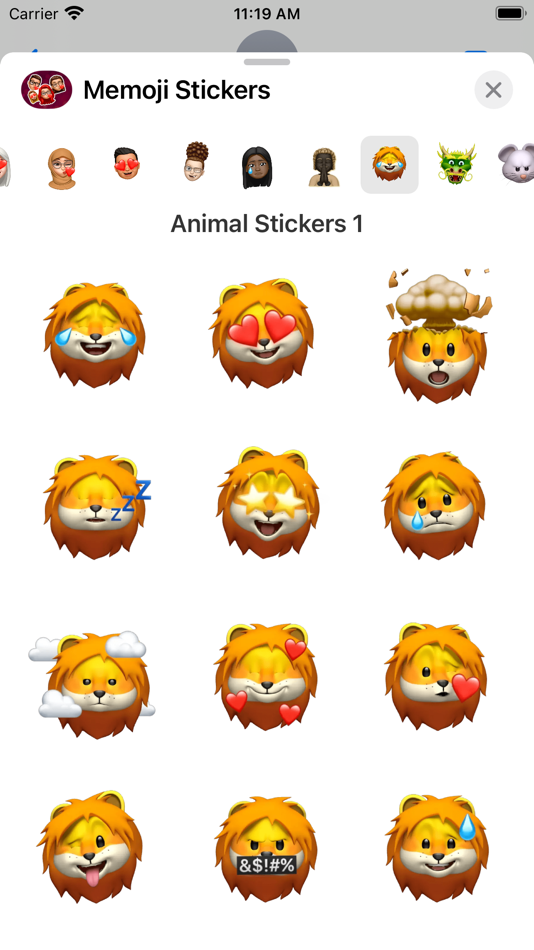 #3. Memoji Stickers - Emoji (iOS) 由: Akshar Jain