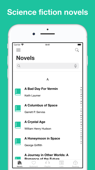 Screenshot #1 pour Classic Science Fiction Novels
