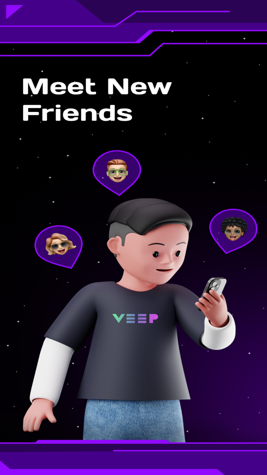 #1. Veep: AR - Spaces, Chat, Meet (iOS) 由: Veep LLC