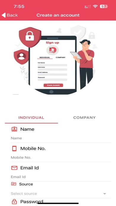 DriversInIndia - Customer App Screenshot