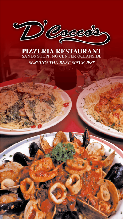 D'Cocco's Pizzeria Restaurant Screenshot