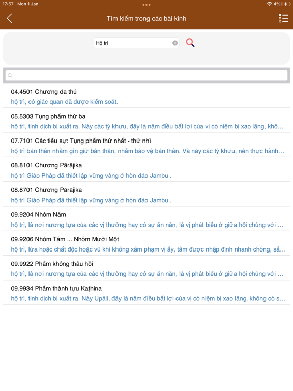 Vinaya Tạng Luật iPad screenshot 3 - Book app