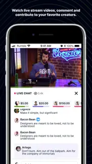 rumble iphone screenshot 4