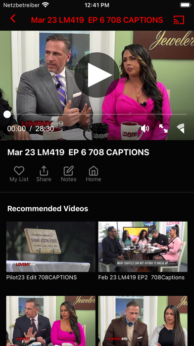 Savvy Entertainment Television Screenshot