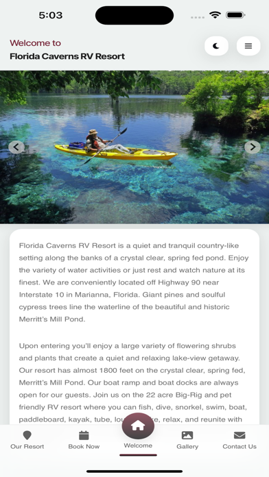 FL Caverns RV Screenshot