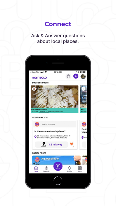 Nombolo: Community Screenshot