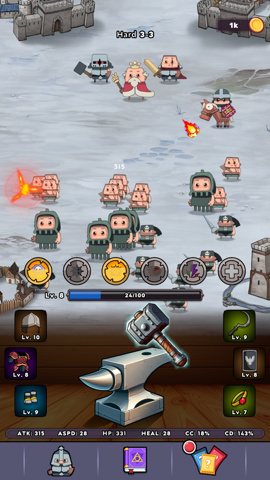 #2. Forge Master: Idle RPG (iOS) 由: Eugeniu Curcudel