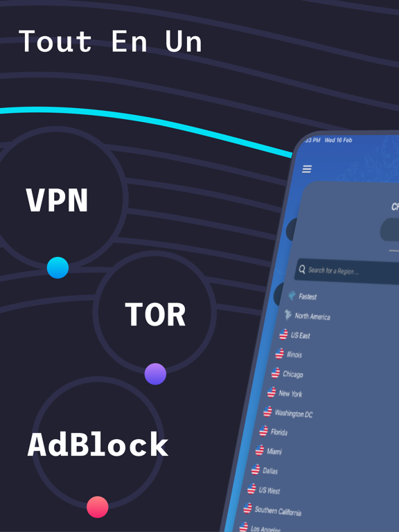 Screenshot #4 pour Tor Browser and VPN