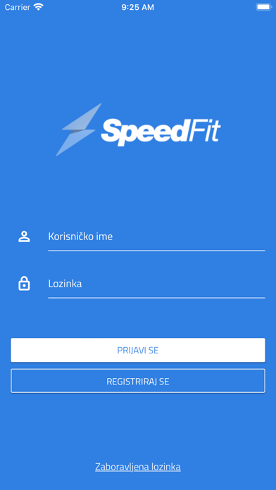 SpeedFit Hrvatska Screenshot