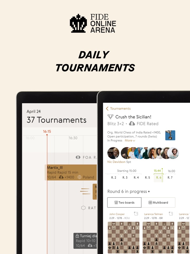 FIDE Online Arena Now Has an iOS App. Hmmm