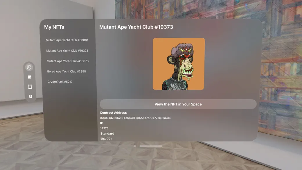 NFTVisionAR screenshot 1
