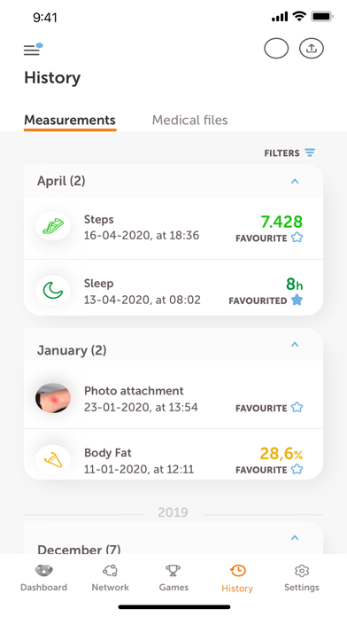 Selfcare - Your Health Data Screenshot