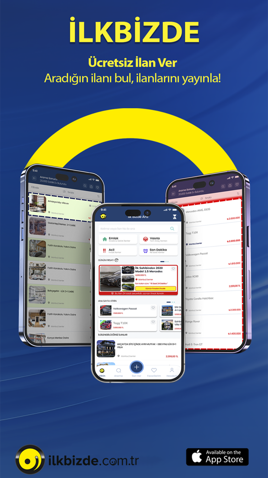 #7. İlkbizde (iOS) 由: ILKBIZDE E-TICARET GAYRIMENKUL VE OTOMOTIV HIZMETLERI SANAYI TICARET LIMITED SIRKETI